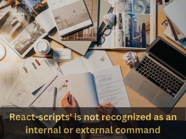 react-scripts-is-not-recognized-as-an-internal-or-external-command