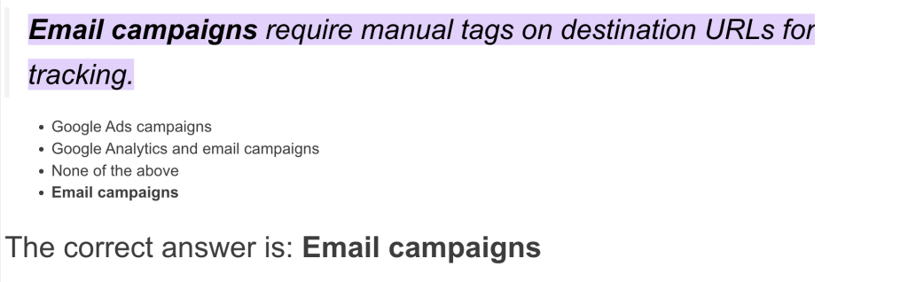 What Campaigns Require Manual Tags On Destination Urls For Tracking?